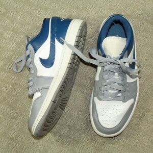 Wm Size 7.5 - Air Jordan 1 Low Stealth French Blue Athletic Shoes DC0774-042